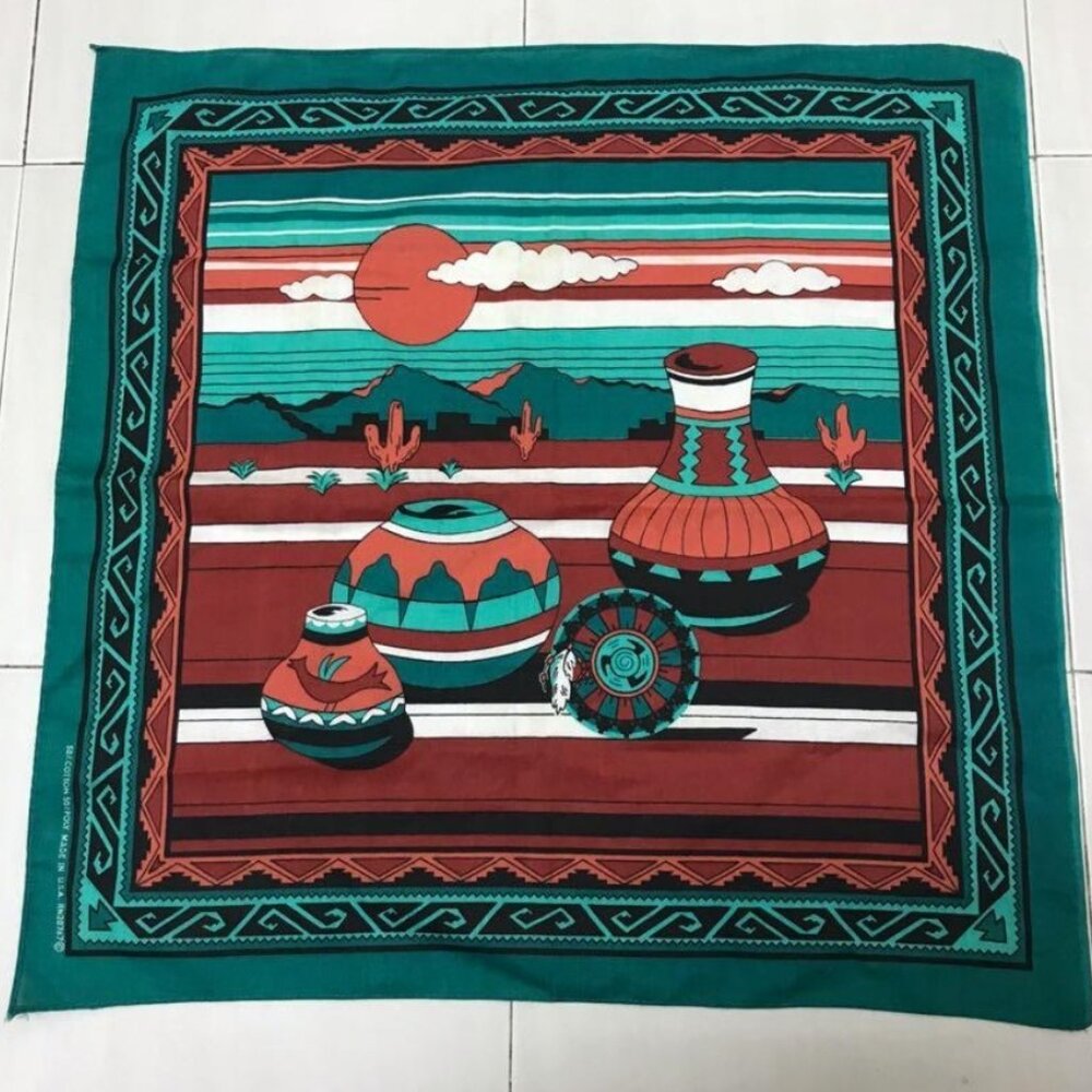 Vintage southwestern style banadana